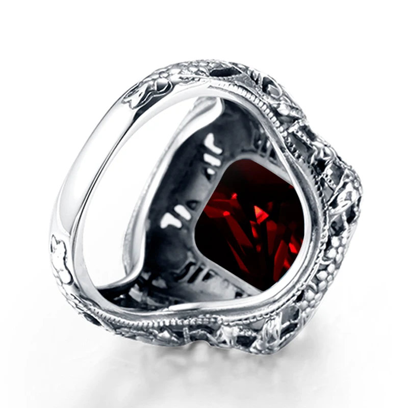 Женское Винтажное кольцо из серебра 925 пробы с крупным камнем|fashion jewelry big rings|925