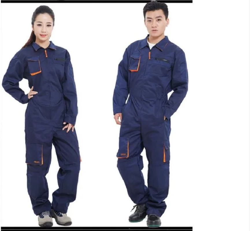 Mens Work Clothing Long Sleeve Coveralls High Quality Overalls Worker Repairman Machine Auto Repair Electric Welding Plus Size