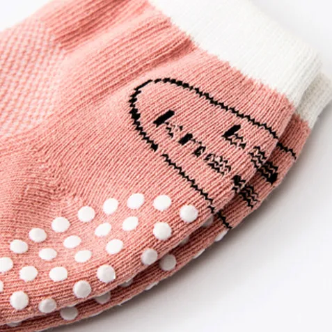 Детские наколенники носки для новорожденных, пара Противоскользящих и осенних Защитных Носков для детей хлопковые носки для детей 0-3 лет@ 47
