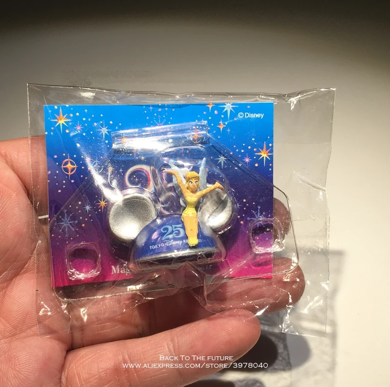 Disney Tinker Bell Princess Tokyo memorial 3 см мини фигурка аниме коллекционная игрушка модель для