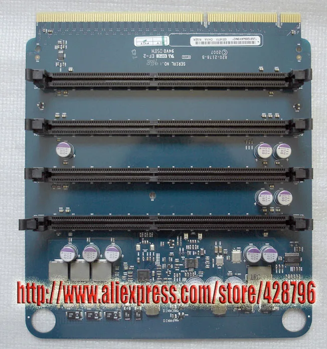 

820-2178-B 922-8492 630-8751 Memory Riser Card for MacPro A1186 MA970LL/A,Not for Ma356