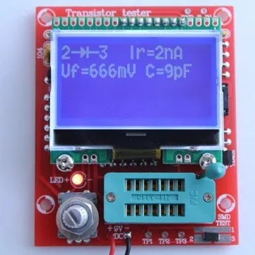 DIY наборы M328 Транзистор тестер LCR диод емкость ESR метр ШИМ меандр генератор сигналов частоты