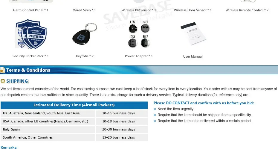 Homsecur беспроводный ЖК-дисплей 2G/GSM wifi домашняя охранная сигнализация + IOS/Android APP (EN/DE/ES/RU/FR/PL/PT/IT меню регулируется)