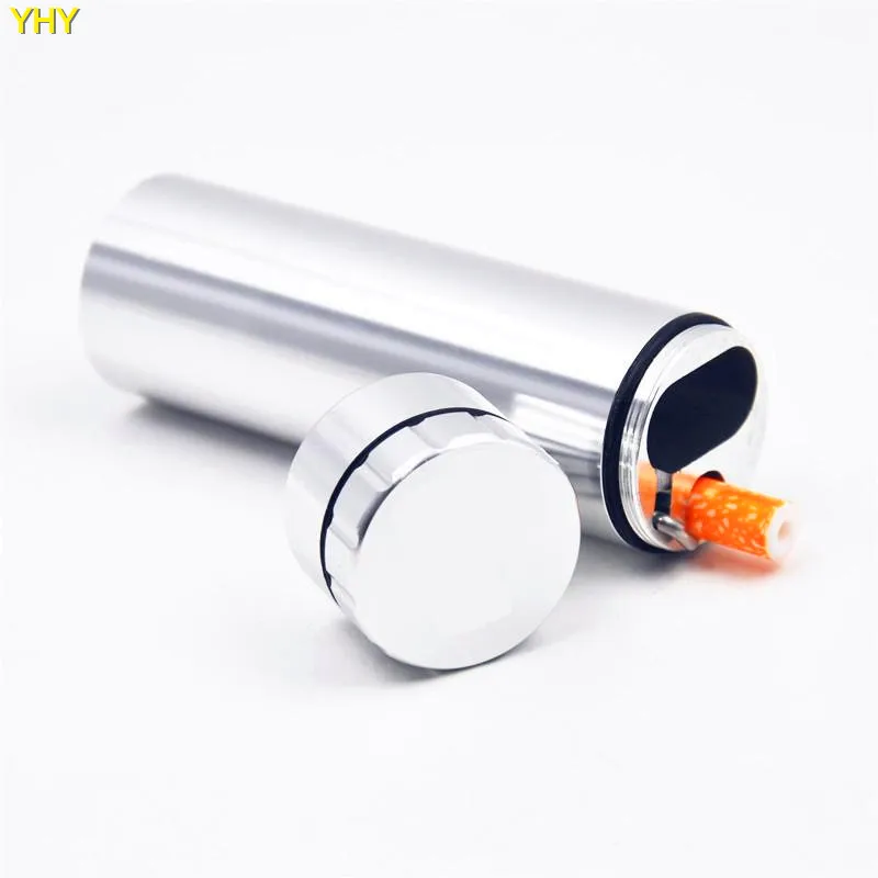 Dugout with grinder Cigarette Case Holder Aluminum Pocket Composite Cigarette Case06