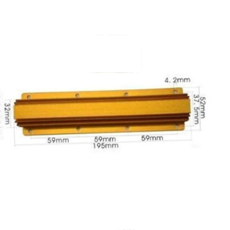 300 Вт мощный металлический резистор 1R 2R 4R 8R 1ohm/2ohm/ 4ohm / 8ohm 10 ohm алюминиевый корпус