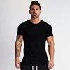 Muscleguys New Plain Clothing fitness t shirt men O-neck t-shirt cotton bodybuilding tee shirts slim fit tops gyms tshirt Homme ► Photo 3/6