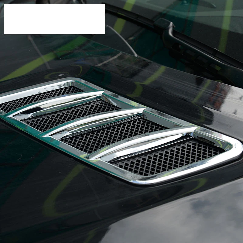 ABS Chrome Engine Roof Hood Sticker Trim For Mercedes Benz ML GL GLE GLS 2013-2017