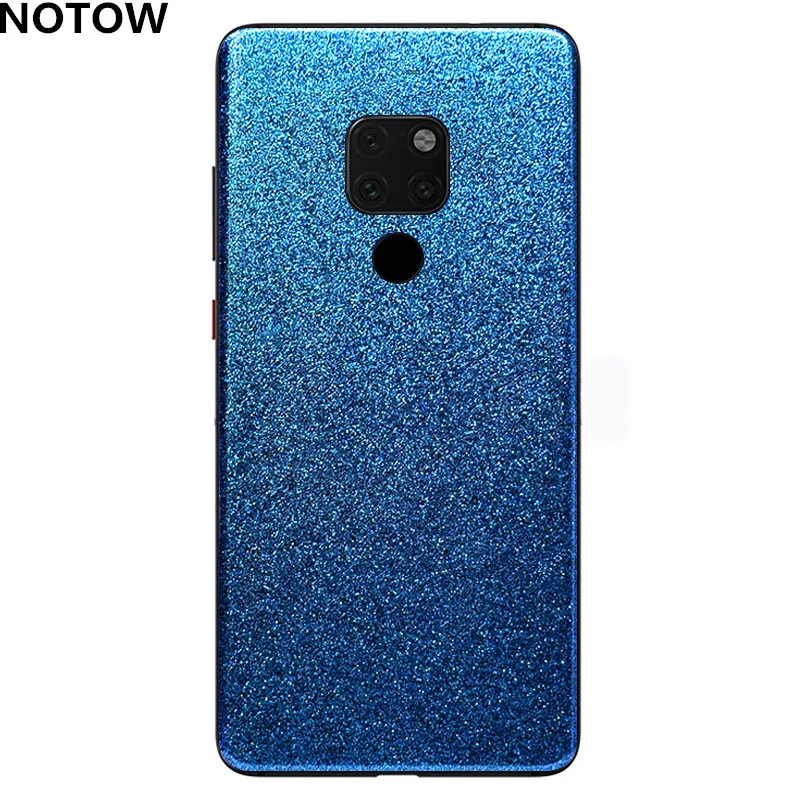 

NOTOW Discoloration Diamond Glitter sticker skins protective film back Sticker For Huawei mate20/mate20pro/mate20x/mate20lite