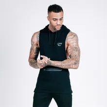 CHU YOGA новые компрессионные колготки Майка для тренажерного зала быстросохнущая спортивная рубашка без рукавов Мужская майка для тренажерного зала мышечная футболка V076