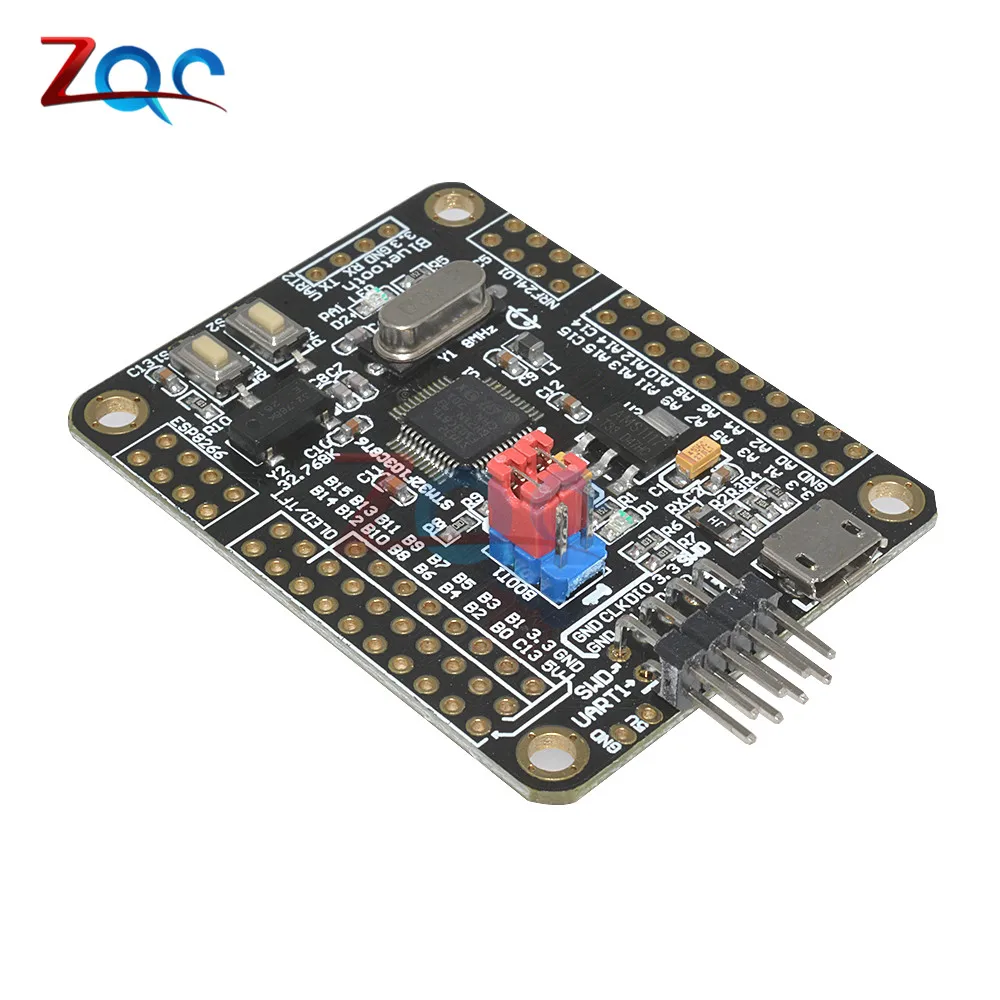 Мини STM32F103C8T6 Система ARM макетная плата STM32 51 модуль основной платы wifi ESP8266 NRF24L01 интерфейс с кабелем