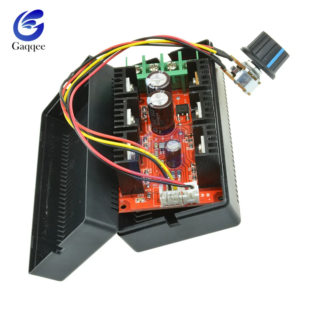 12 V 24 V 48 V 200 HZ 2000 W MAX 10 V-50 V 40A DC контроль скорости двигателя PWM HHO RC регулятор скорости двигателя с удлинителем