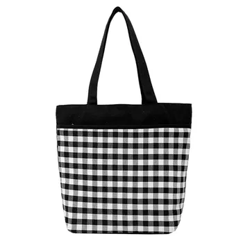 

New Canvas Bag Large Capacity Canvas Bag Portable Tote Bag Literary Simple Handbag Famous Brand Borsa a tracolla da donna#30