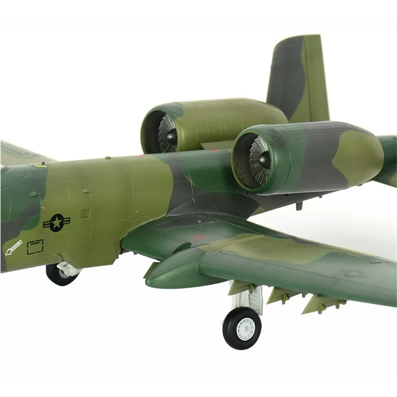 Предварительно построенный 1/72 масштаб A-10 Thunderbolt II Warthog A-10A реактивный самолет Коллекционная хобби готовая пластиковая модель