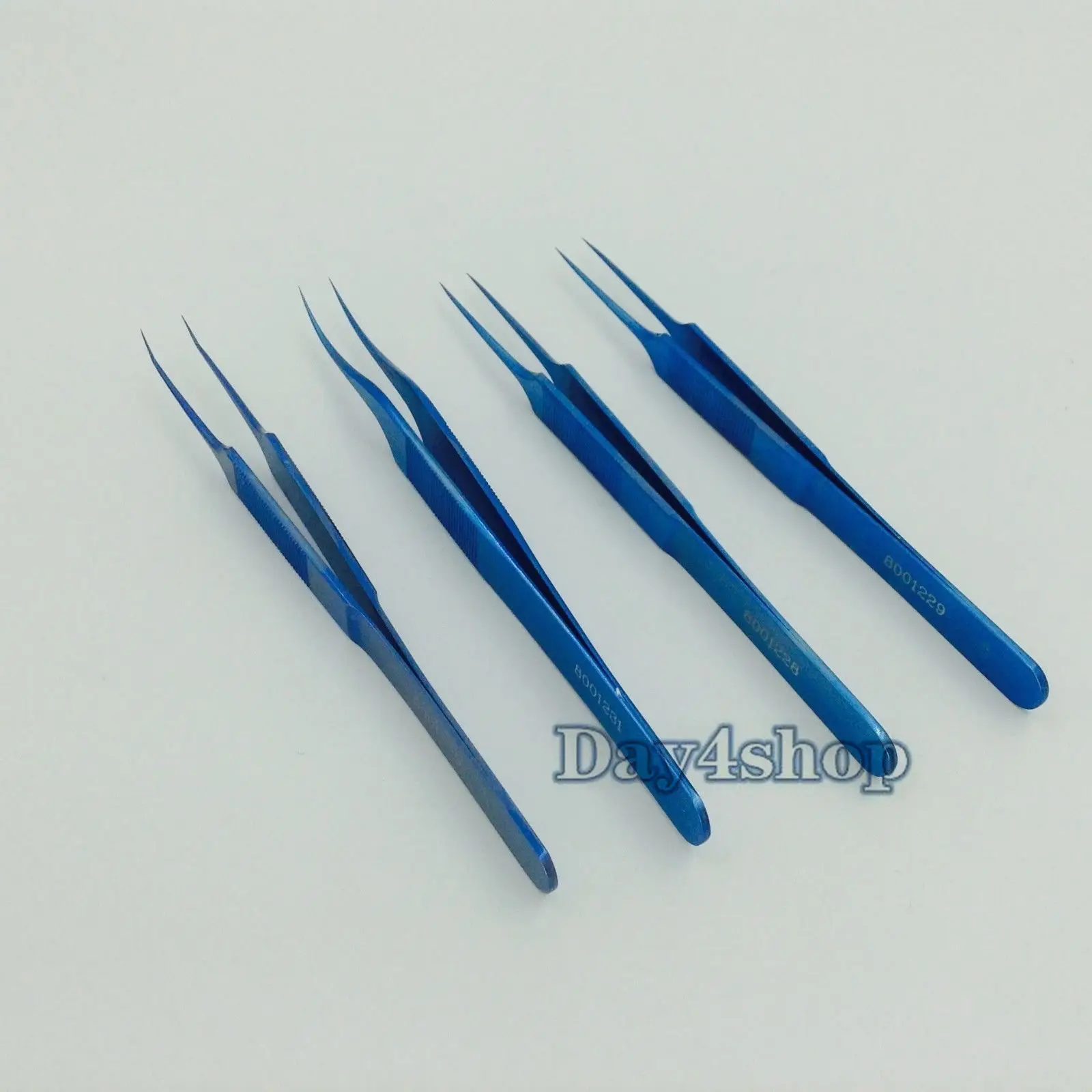 BEST New 4pcs/set different Jeweler Style Forceps ophthamic surgical instruments