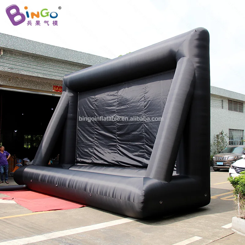  Custom made 7.3X2.7X4.8 meters inflatable projector screen / inflatable screen cinema / inflatable 