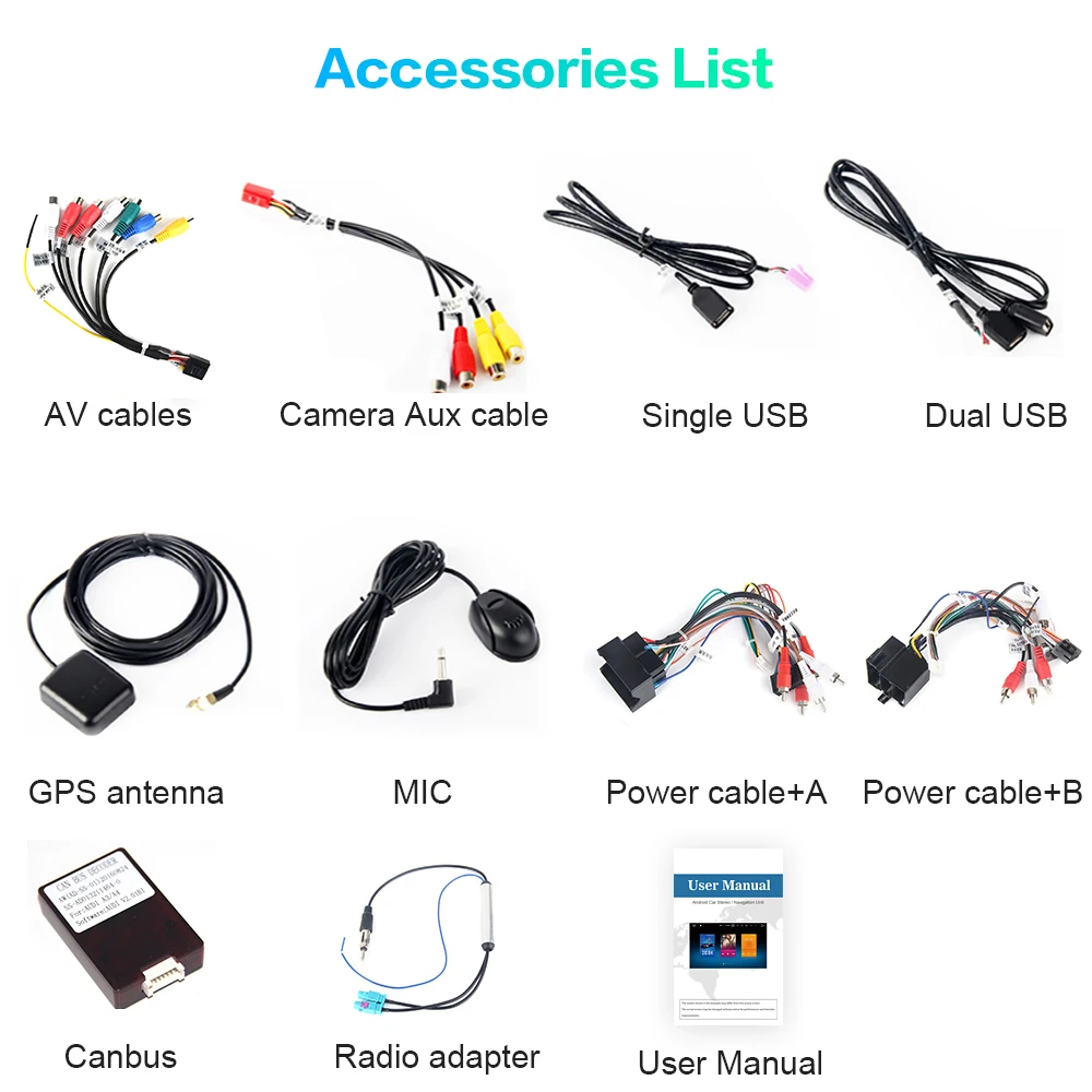 Perfect Dasaita TDA7850 2Din 7" Android 9.0 Car DVD player for Audi A3 S3 Radio 2003 2004 2005 2006 2007 2008 2009 2011 2013 GPS 64G ROM 5