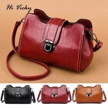 Bags Women Messenger Bag 2019 Crossbody Bags PU Leather Small Satchels Vintage Shoulder Bags Handbags Women Cover Bolsa Feminina luxury handbags women bags designer chain bag pu leather small crossbody bags for women messenger bags bolsa feminina