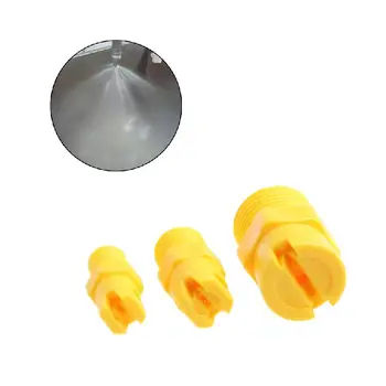 

Plastic Vee Jet Flat Fan Spray Nozzle 1/8"1/4" 1/2" Industrial Cleaning Washing NEW &K125&