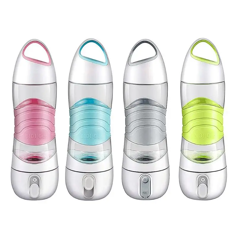 

Multi-functional Lighting Lamp Water Bottle Beauty Nano Mist Sprayer Smart Water Drinking Reminder with SOS LED Light 60ml