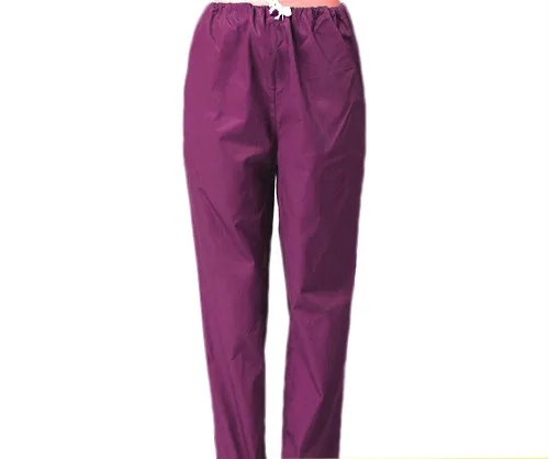 Medical Uniforms Hospital Nurse Pants Cotton Elastic Maternity Pants Pregnant Women Workwear Nurse Medical Pants Trousers - Цвет: purple