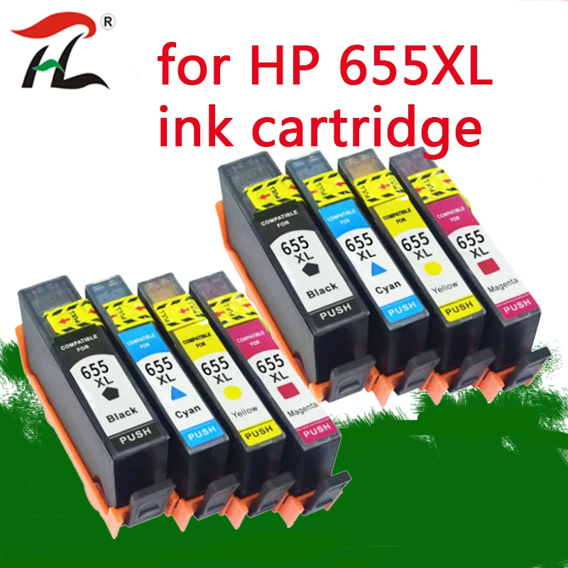 

8Pack compatible printer ink cartridges for hp655 ink cartridge for hp Deskjet Ink Advantage 3525 4615 4625 5525 6520 6525 ink