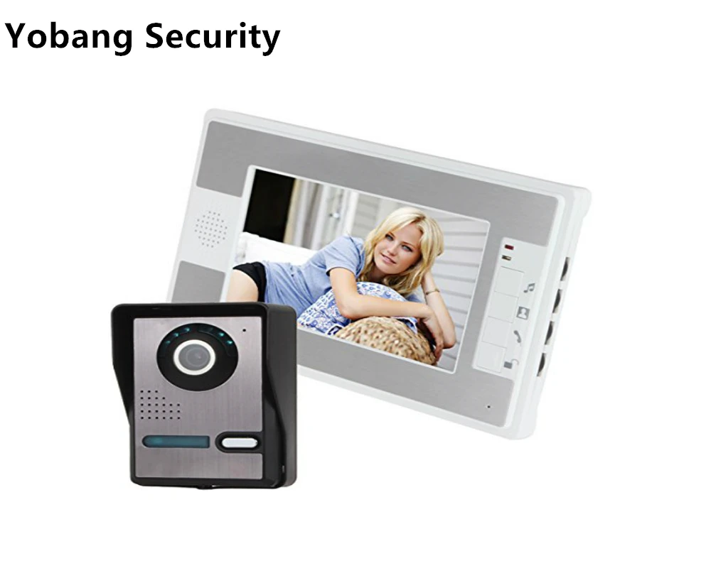 Yobang Security 7 inch IR Camera Doorbell Kit For Apartment Security Home Improvement Visual