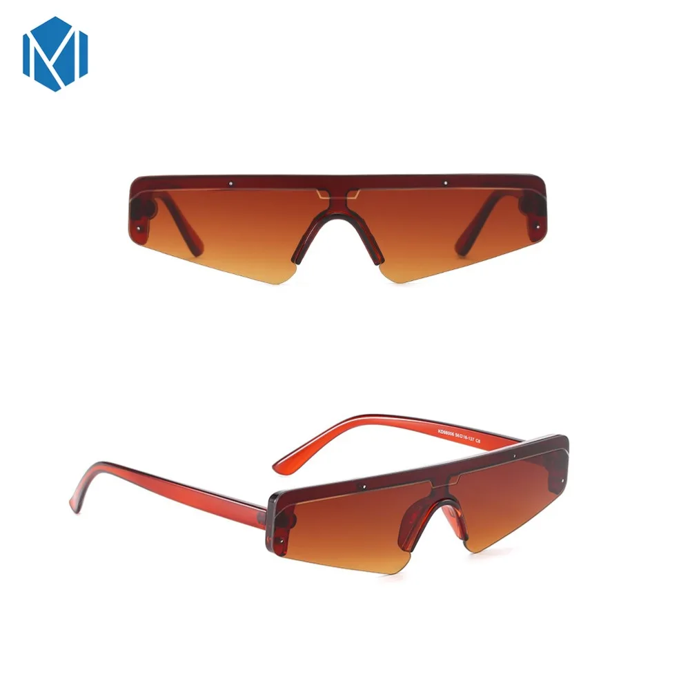

MISM Unique Sporty Sunglasses For Men Women Irregular Semi-Rimless Sun Glasses For Girls Street Style Cool Eyewear Oculos Lentes