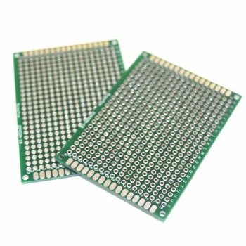 10pcs pcb Double Side Prototype PCB diy Universal Printed Circuit Board 4x6cm Hot sale double sided glass fiber prototyping pcb universal board 12 piece pack