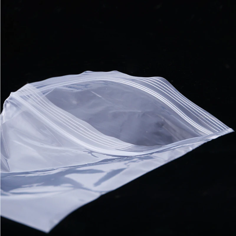 200 Многоразовые прозрачные пластиковые полиэтиленовые пакеты для ювелирных изделий