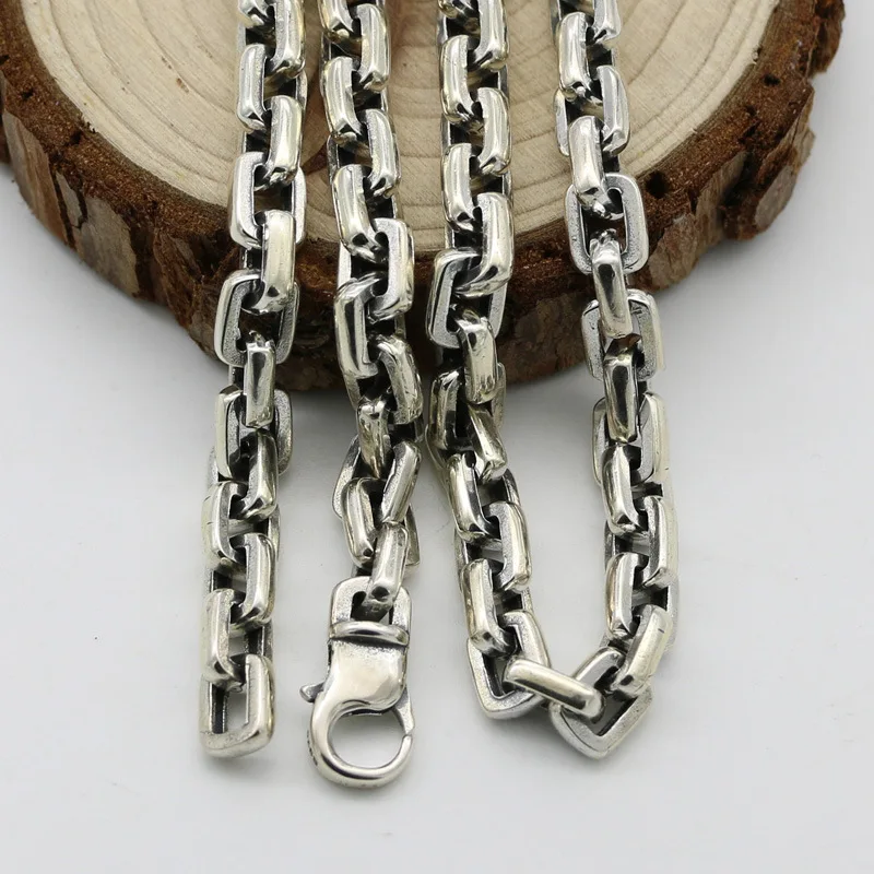 Женское и мужское ожерелье из серебра 925 пробы в стиле ретро|silver necklace|silver men