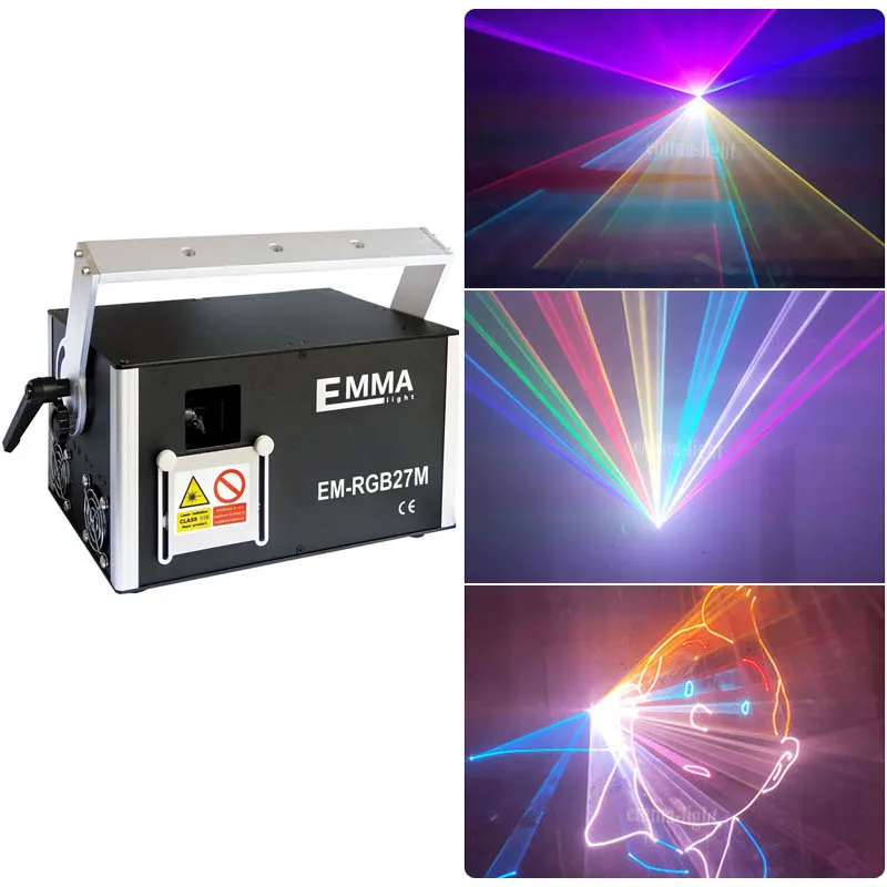 

4 watt 3D DMX512 Effects RGB Red Green Yellow Laser Scanner Projector Light DJ Disco Party Xmas Professional Stage Lighting show