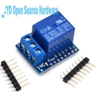 

1 channel Relay Shield V2 Version 2 for WEMOS D1 mini ESP8266 WiFi Module