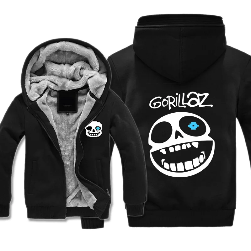 

Undertale Sans Jacket for Men Women Hoodie Sweatshirt Gorillaz Rock Band Clothing