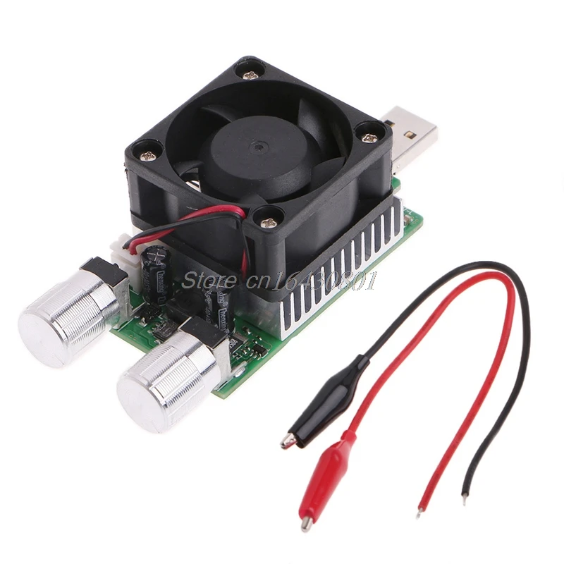 

35W USB DC load resistor electronic adjustable constant current industrial discharge 18650 resistance battery capacity tester