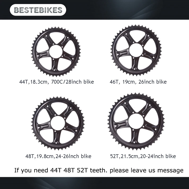 Discount No tax free ship bafang mid motor BBS01B BBS01 36V 350W mid drive electric motor kit 4