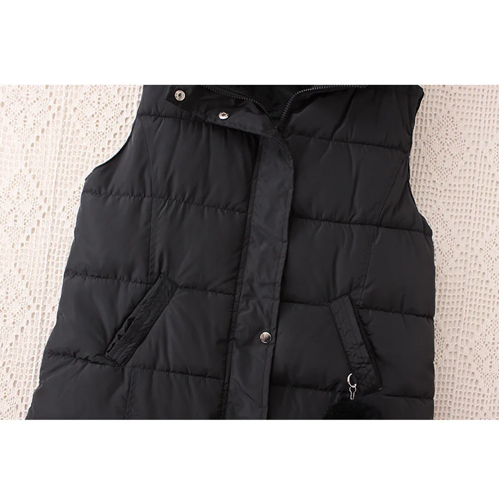 Autumn Winter Womens Waistcoat Vest Ladies Fashion Seleeveless Cotton Hoodies Trend Gilet Jacket Coat Parka Outwear Plus Size Autumn Winter Womens Waistcoat Vest Ladies Fashion Seleeveless Cotton Hoodies Trend Gilet Jacket Coat Parka Outwear Plus Size