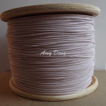 20 м/лот 0,1X450 litz проволока медная проволока нити из полиэстера хлопок продается на метраж