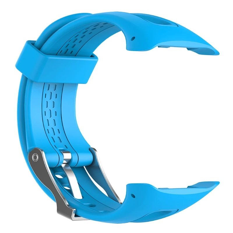22 см 25 см силиконовый спортивный Браслет ремешок для смарт-часов Garmin Forerunner 10 15 gps Smartwatch сменный ремешок подходит для Для женщин& человек группа - Цвет: Синий