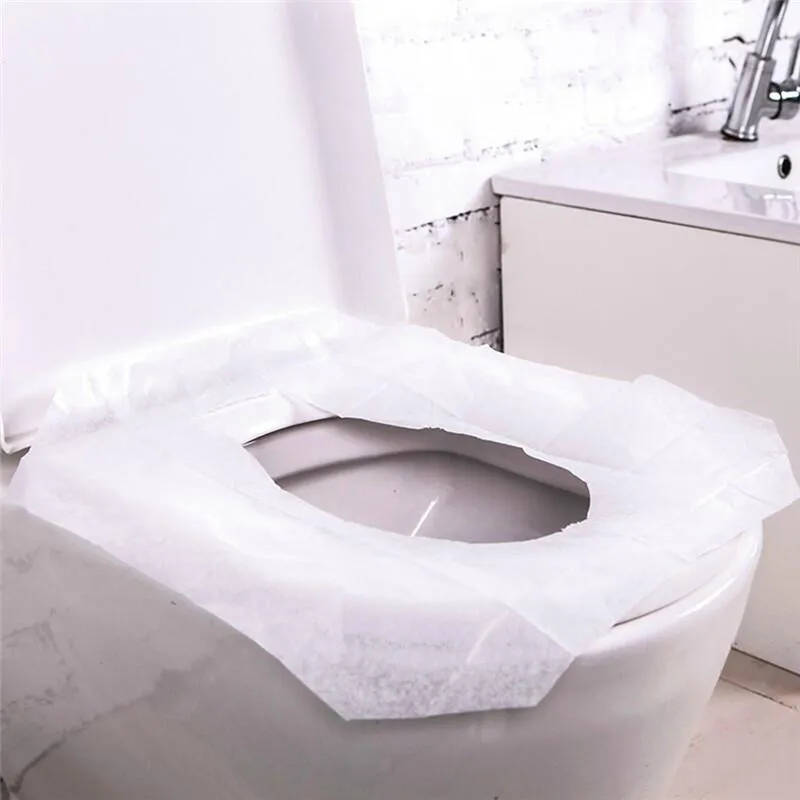 10Pcs/bag 100% safety toilet paper pad Travel Camping disposable toilet seat cover mat bathroom accessories set 10Pcs/bag 100% safety toilet paper pad Travel Camping disposable toilet seat cover mat bathroom accessories set