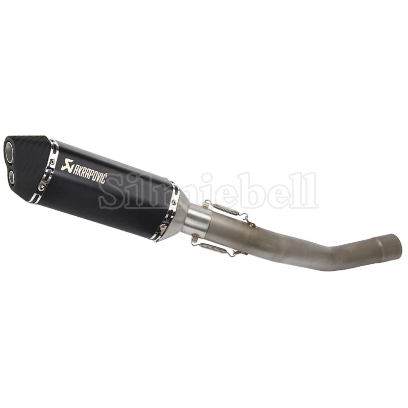 Akrapovic выхлопной мотоцикл для Kawasaki Z800 2013 2016 слипоны трубы Escape Moto Глушитель со