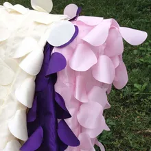 1 ярд 90*150 см, свадебные тафта круг кружевной ткани для стол стул, декоративные Скатерти ткани, швейные Diy Материал Tecido