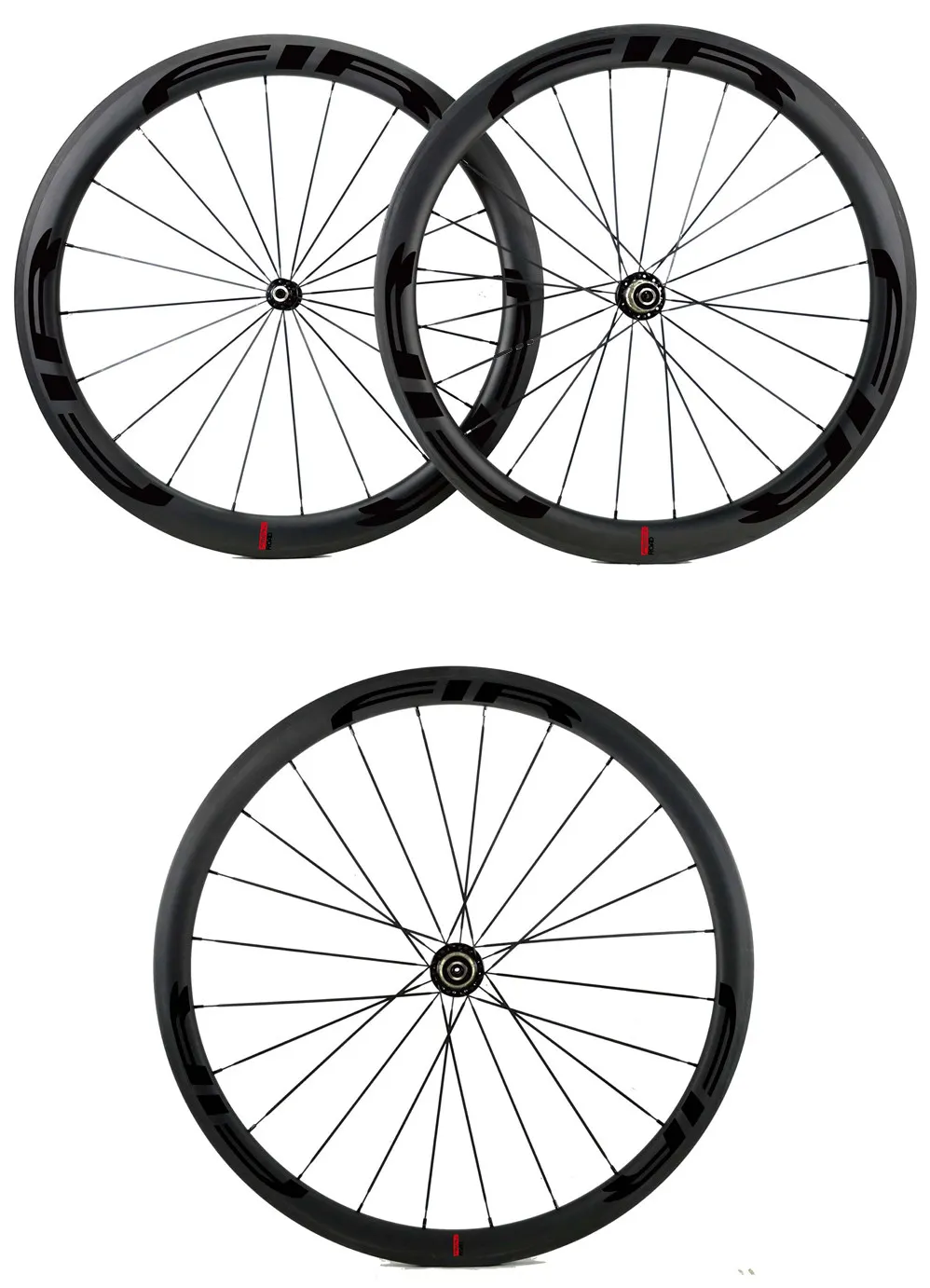 25mm Road bike wheels black-01111