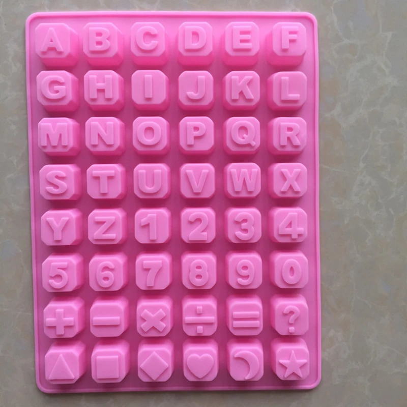 letter number silicone cake chocolate