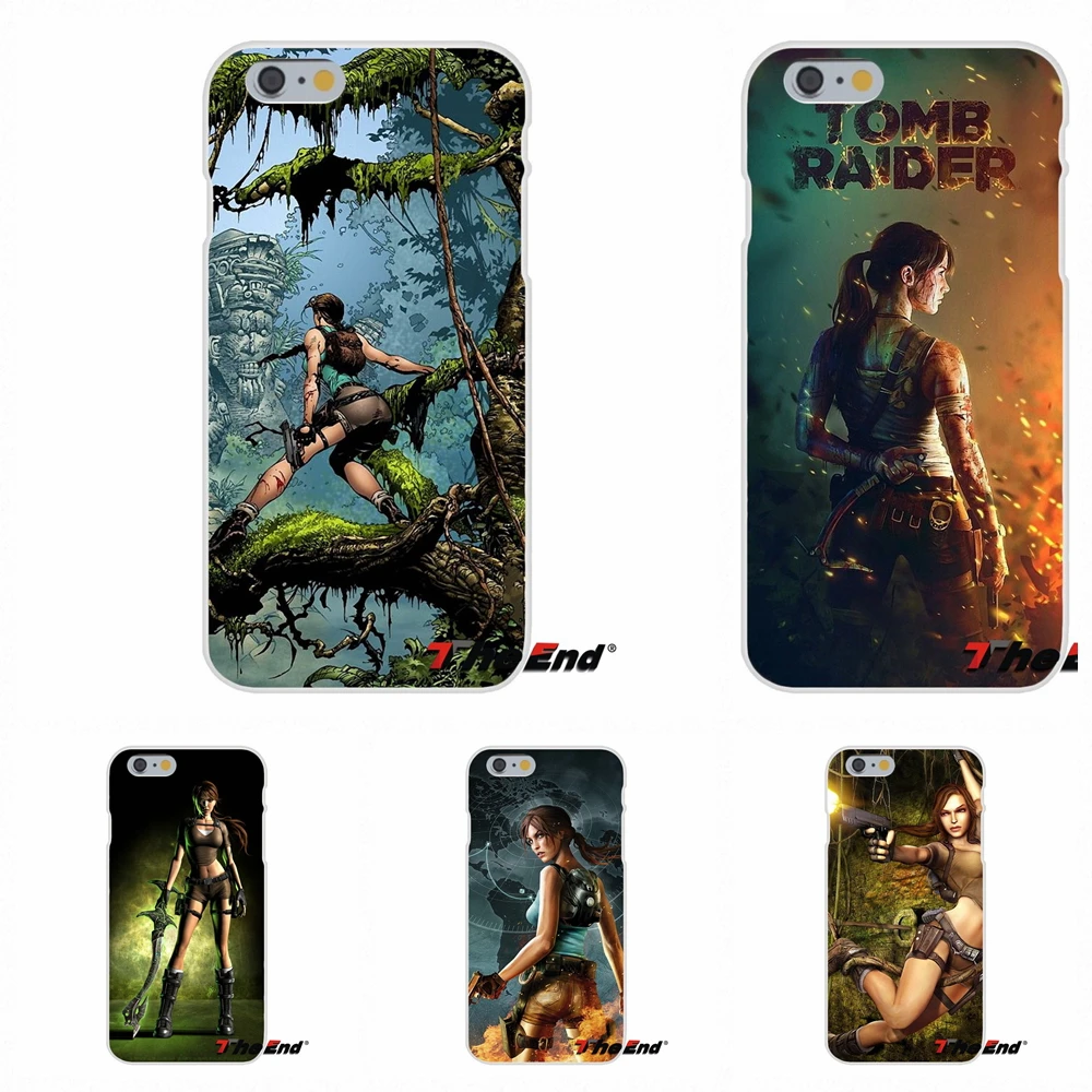 For Samsung Galaxy S3 S4 S5 MINI S6 S7 edge S8 Plus Note 2 3 4 5 Silicon Soft Phone Case Lara Croft Tomb Raider game Print | Мобильные
