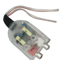 12 В RCA автомобильный стерео радио динамик высокий и низкий RCA линия аудио сопротивление конвертер динамик высокий и низкий усилитель аудио сопротивление