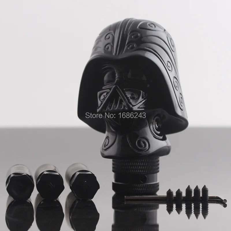 Universal Car Gear Stick Shift Lever Knob Shifter Star Wars Style Black