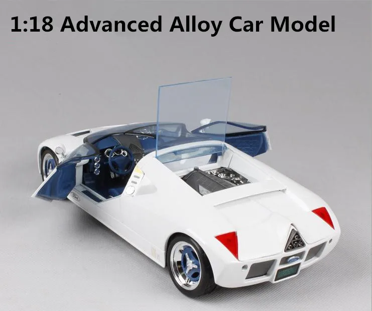

1:18 Advanced alloy high imitation model car, Ford GT90 concept car, metal casting, exquisite collection model, free shipping