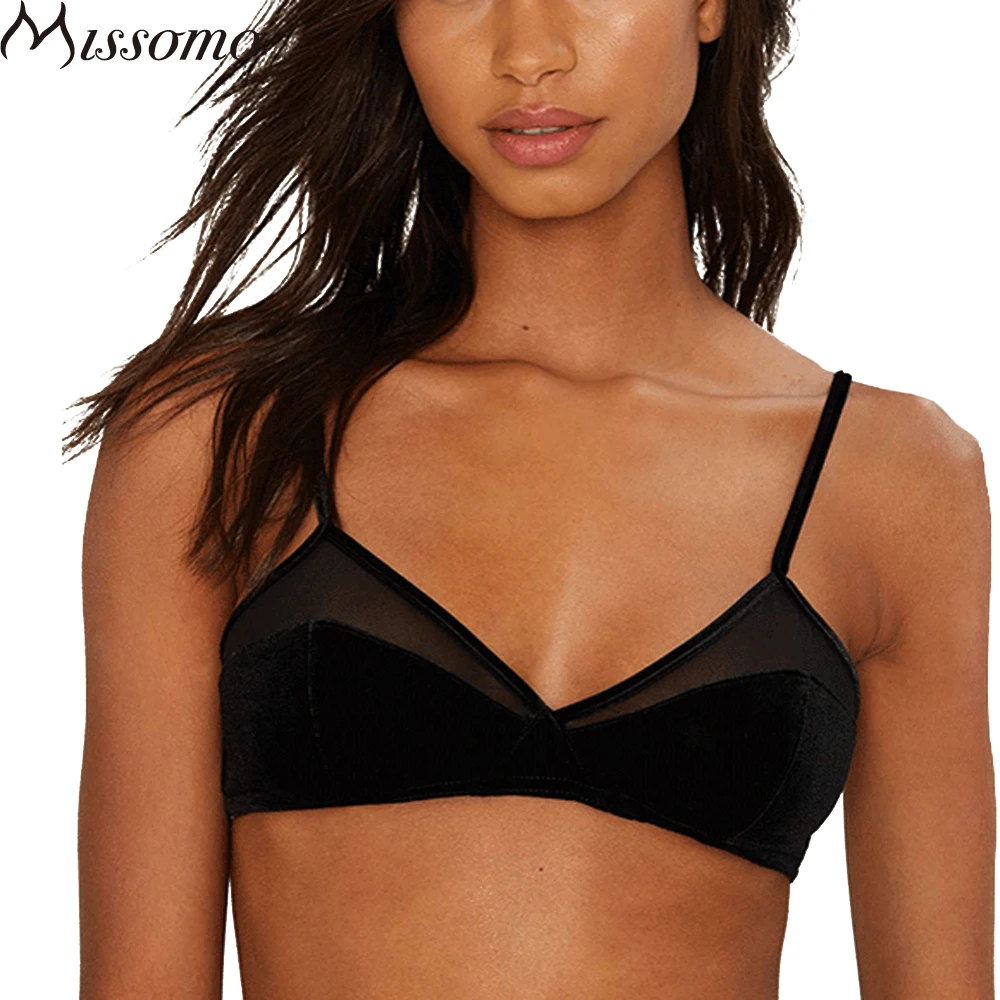 

Missomo Wide Lace Silk Bras For Women Sexy VS Backless BH Bralet Modis Push Up Bralette Plus Size Cup Brassiere Lingerie Top
