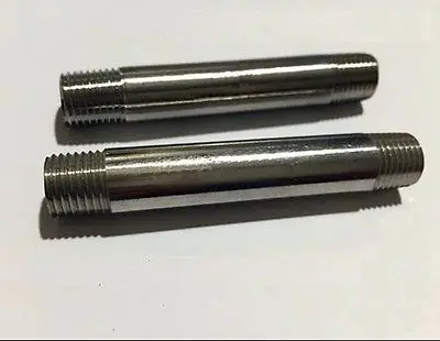 

304 Stainless Steel Long Straight Pipe Fitting Connector Adapter 3/4" BSP Equal Male Thread Length 300mm