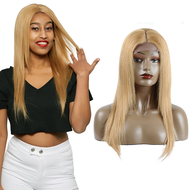 Перуанские светлые человеческие волосы парики прямые 1B 30 цветные Омбре кружевные передние человеческие волосы парики для черных женщин медовый блонд парик нереми